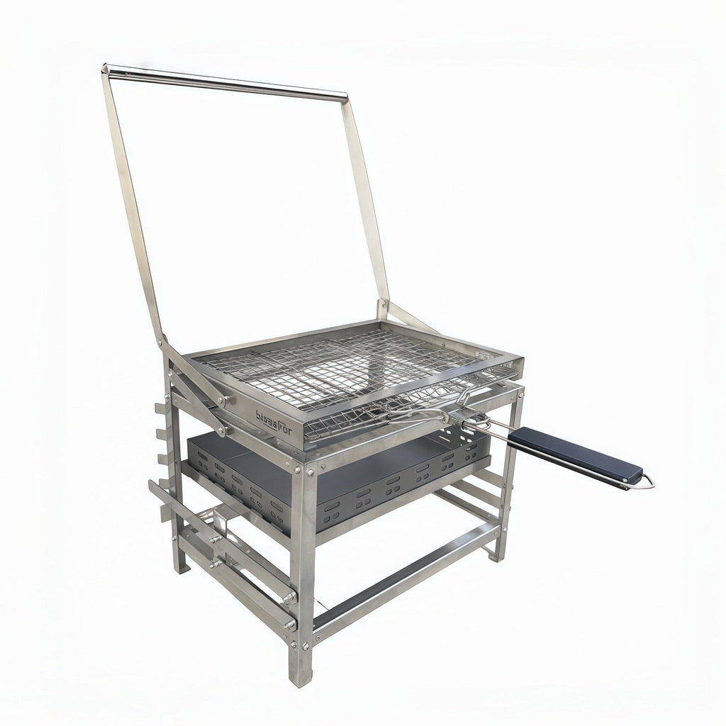 360° Rotation Adjustable Charcoal Rotating Grill
