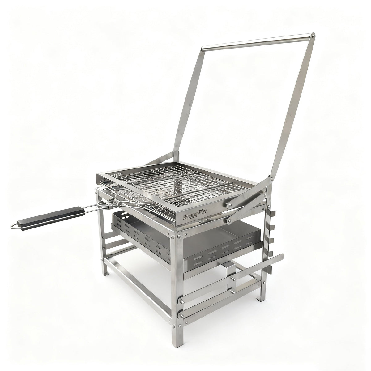 360° Rotation Adjustable Charcoal Rotating Grill