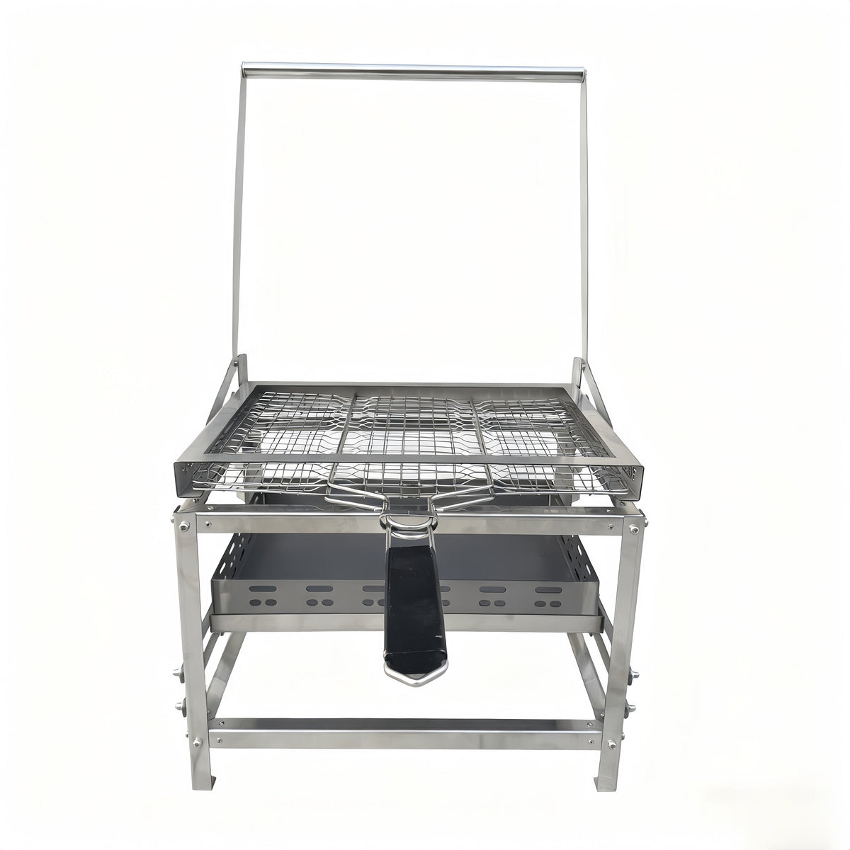 360° Rotation Adjustable Charcoal Rotating Grill
