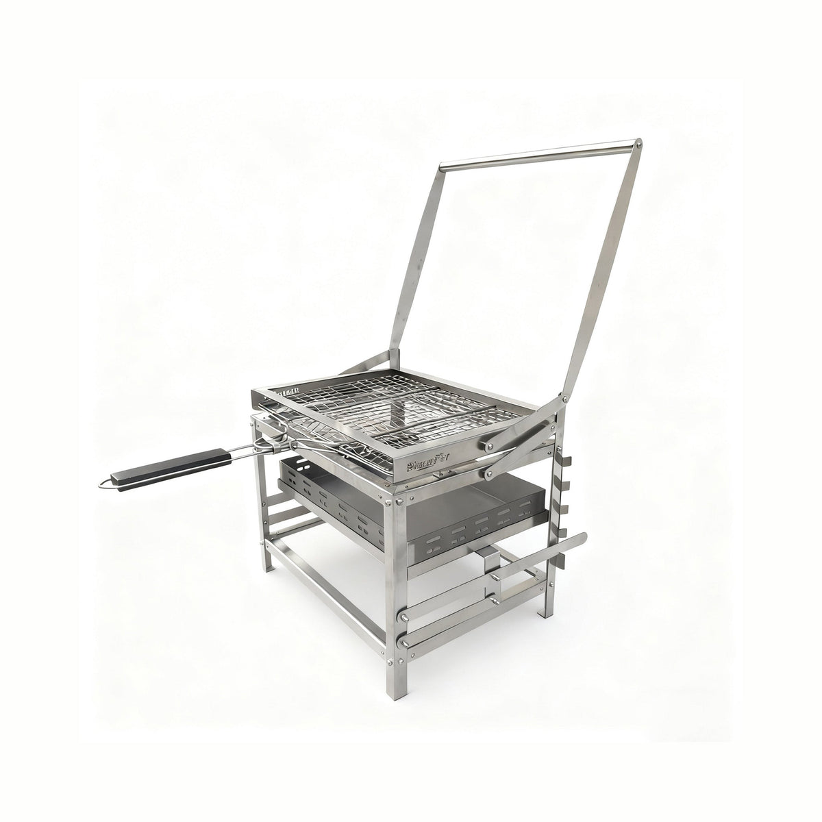 360° Rotation Adjustable Charcoal Rotating Grill